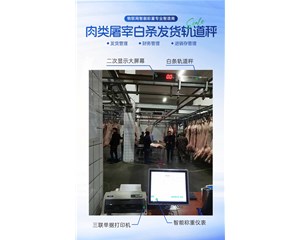 首衡称重｜屠宰轨道秤，打通白条胴体数字化计量关口
